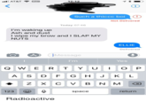 Such a thiccc boi Not Delivered Today 07:46 I'm waking up Ash and dust I wipe my brow and I SLAP MY NUTS ELLIE Delivered Message Yes A S DFG HJ KL 123 space return Radioactive