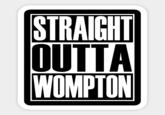 Womp Womp meme in the form of the "Straight Outta Compton":/memes/straight-outta-somewhere-straightoutta format, with the word Wompton being used instead of Compton.