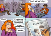 An artist falls in love with a meme copypasta. Unable to confess...