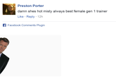 Preston Porter damn shes hot misty always best female gen 1 trainer Like Reply 12h Facebook Comments Plugin