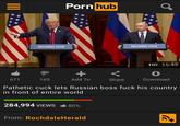 P--- hub HELSINKI 2018- HELSINKI 2018 HD 15:43 671 165 Add To Share Download Pathetic cuck lets Russian boss f--- his country in front of entire world 284,994 VIEWS 80% From: RochdaleHerald