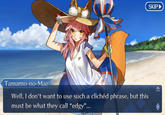 SKIP Tamamo-no-Mae LOG Well, I don't want to use such a clichéd phrase, but this must be what they call "edgy"...