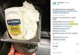 CE ice_falkirk Follow IANIS ERAT ICE ice falkirk Who knows a mayo addict? #mayonnaise #foodporn #weird #icecream #icefalkirk #foodie #yesorno HELLMANNS EST.1913 REAL MAYONNAISE wo free ranged l 430ml 173 likes JULY 18 Add a comment..