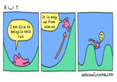 RUT it is onty up from now on I am sick of being in this ru t oh n o webcomicname.co