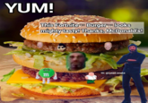YUM This FortniterM BurgerTM looks mighty tasty! Thanks, McDonald's! IG: @salad.snake