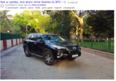 Not a Lambo, but she's mine thanks to BTC(redd.it) submitted 2 days ago by ABitcoinAllBot 1 comment share save hide give gold report crosspost