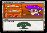 Waluigi's taco stand IT Land 2018 R CUSTOM CARD MTGCS EN1OEYTHERAVIOLI MTGCARDSMITH.COM