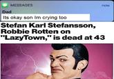 He already knows.
Rest in peace, Stefan.