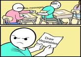 is messages y husband Draw Vegatables
