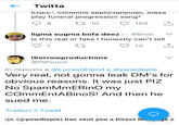← Twitta NEE", Commits septictankuao, Alexa play funeral progression song* 8t 10 150 ligma sugma bofa deez i 46min V Is this real or fake I honestly can't tell iSorrowproductions @ISPuuuv In risposta a @LucasGHend e @pewdiepie Very real, not gonna leak DM's for obvious reasons. It was just PIZ No SpamMmERinO my COmmEntA BinoS! And then he sued me Traduci il Tweet e(@pewdiepie) has sent you a Direct ye o