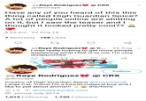 Raye Rodriguez @dinoraye @ CRX Have any of you heard of this this thing called High Guardian Spice? A lot of people online are s------- on it, but I saw the teaser and I thought it looked pretty cool?? 8:25 pm 25 Aug 18 7 Retweets 168 Likes Raye Rodriguez@ C... 26 Aug v I was really hoping to get more people explaining what HGS is to me, l'm very disappointed O24 Follow Rave Rodriquez %f @ CRX X @dinoraye Creator of High Guardian Spice @Crunchyroll, Large Cat, Trans! l'm a kawaii magical boy and I like to yell about anime!!! (he/him) O LA dinoraye.tumblr.com EE Joined July 2014 1,019 Following 1,720 Followers
