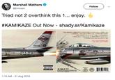 Marshall Mathers @Eminem Follow ) ﹀ Tried not 2 overthink this 1... enjoy. #KAMIKAZE Out Now-shady.sr/Kamikaze 1 THE RINGER 2.GREATIEST 3.LUCKY YOU rt.JONER LICAS 4PAULISNT 5.NDRHAL 6.EM ALLS PAUL aun 7.5TEPPING STOONE B.NOT ALIKE FT.TE A9 FALL TD KAMIKAZE 11.NICE GY t. utSSIC z 12.GIKI GUY FtCRYER I VEİOH Orusic RihTHG HOT㎾ pat iki 1 EXECUTIVE PRODINCERS 13. TIKCUS PARENTAL 1:10 AM - 31 Aug 2018