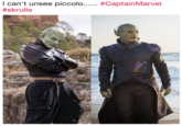 I can't unsee piccolo #skrulls #CaptainMarvel