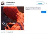 Li!Sasquatch @lilsasquatch66 Followv You mind rocking couch again tonight? l guess Delivered 5:54 PM 12 Sep 2018