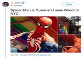 zachary Follow @Z_ninetales Spider-Man is Queer and uses Grindr in NYC 3:04 PM 10 Sep 2018 from Minneapolis, MN
