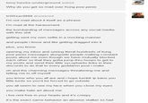tony-hawks-underground asked Why do you get so mad over Kung pow penis trilllizard666 answered I'm not mad about it itself as a phrase I'm mad at the harassment the bombarding of with this s--- messages across any social media getting sent my own selfie in a mocking manner and people i know and like getting dragged into it plus, you know opening my inbox and seeing literal hundreds of kung pow penis messages alongside people making constant posts about me even though we have mutually blocked each other so that t my posts and send their little sycophants links in their discords to do that to every goddamn post i mak hey gotta jump thru hoops to get to and oh and the charming messages threatening me telling me to off myself you know who you all are and i hope tumblr ip bans you little turds so you'd be forced to go outside u all seem to see my face when you close my eyes yo you make hate art about me i live rent free in your heads and it's creepy it's the exact same behavior an abusive stalker ex had