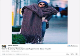 Jane Belfry @janemagnitude Follow Wow Lenny Kravitz scarf game is tew much 3:26 PM-19 Nov 2014 110 RETWEETS 139 FAVORITES