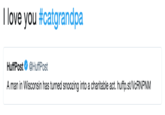 I love you #catgrandpa HuffPost@HuffPost A man in Wisconsin has turned snoozing into a charitable act. huffp.st/VcRNPNM