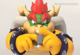 Bowser browsing Twitter like Nintendo Switch Parental Contro