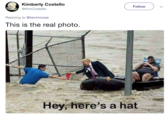 Kimberly Costello @KimCostello Follow Replying to @kevinroose This is the real photo Hey, here's a hat