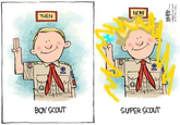 NOW THEN 0 BOY SCOUT SUPER SCOUT