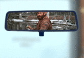 robert redford nodding in rear view mirror