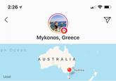 Early iteration of the phrase submitted on July 21st onto the subreddit r/softwaregore of a map which seems to think that a Greek island is located not far from the coast of Australia, in what appears to be southern Tasmania 