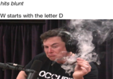 hits blunt W starts with the letter D