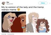 Rai @payWJSN Follow My lg version of the lady and the tramp redraw meme 2:34 AM-19 Oct 2018
