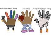 Pilgrim's first hand turkey Jive turkey Dystopian corpocracy turkey