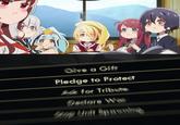 Give a Gif Pledge to Protect k for Tribute