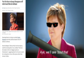 No 10 tries to keep Sturgeon off televised Brexit debate am Cones Depuity Poliical Edor Oliver Wright Policy Edr November 27 2018 1200pm The Tme Theresa May's deputy suggested Nicola Sturgeon take part in a Scoctish only debate Downing Street is trying to exclude Nicola Sturgeon and other political leaders from TV debates on Brexit. David Lidington, Theresa May's de facto deputy said this morning that it was a debate "between the leaders of the two biggest parties at Westminster", suggesting that No 10 want to avoid her coming face Jeremy Corbyn. Aye, we'll see bout that to face with anyone other than