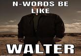 N-WORDS BE LIKE WALTER made with mematic