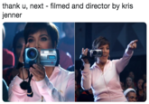thank u, next filmed and director by kris jenner