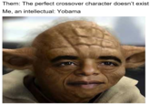 Them: The perfect crossover character doesn't exist Me, an intellectual: Yobama