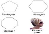 Pentagon Hexagon Octagon Kids are gone