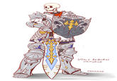 Papyrus as FFXIV Paladin (Weapon version) UTALE REBORN PAPyRUS FARANAE