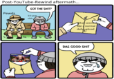 Post-YouTube-Rewind aftermath... GOT THE S---? Pewds 14-year olds hat seem like a normal daily upload DAS GOOD S---