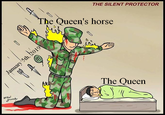 THE SILENT PROTECTOR The Queen's horse The Queen utkal ga