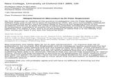 New College, University of Oxford OX1 3BN, UK Professor Mark R McLellan Vice President for Research and Graduate Studies Portland State University 14th December 2018 Dear Professor McLellan Alleged Research Misconduct by Dr Peter Boghossian My first response on reading of the punitive investigation into Dr Peter Boghossian's brilliant hoax was to let out a howl of incredulous mirth. Do your humourless colleagues who brought this action want Portland State to become the laughing stock of the academic world? Or at least the world of serious scientific scholarship uncontaminated by pretentious charlatans of exactly the kind Dr Boghossian and his colleagues were satirising? For satire it was, and it is of the essence of satire that it is not literally true How would you react if you saw the following letter:- Dear Mr Orwell It has come to our notice that your novel, Animal Farm, attributes to pigs the ability to talk, and to walk on their hind legs, chanting "Four legs good, two legs better." This is directly counter to known zoological facts about the Family Suidae, and you are therefore arraigned on a charge of falsifying data Bad scientists who falsify data do so to gain advancement - to improve their list of publications, for example. But Boghossian and his colleagues openly publicised the fact that their papers were satirical and that the putative data were false. If the members of your committee of inquiry object to the very idea of satire as a form of creative expression they should come out honestly and say so. But to pretend that this is a matter of publishing false data is so obviously ridiculous that one cannot help suspecting an ulterior motive. Could it be that somebody is gunning for Dr Boghossian for other reasons which they dare not admit? Of course I have not the smallest evidence for such a suggestion But don't you think it rather springs to mind, given that the accusation of falsifying data is so palpably absurd I suspect that you will probably agree and will have no difficulty in throwing out the accusation Yours sincerely Richard Dawkins FRS, DSc, Hon Dlitt, Hon DSc Emeritus Charles Simonyi Professor University of Oxford