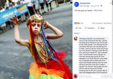 NewNowNext NEW NOW NEXT Like This Page . June 28, 2015 . The look goes as follows #NYCPride 0O4.9K 355 Comments 363 Shares d Like Comment Share Newest Wendylou Napoles I am bothered by some of the comments that say I should be ashamed of letting my son be himself at the Pride parade. I am sickened by the comments that say I am sexualizing him In reply, I want to ask you what would you do in my shoes? In having a child like this, how would you handle it? I had to decide how I would handle it and a big part of that was asking what would do more damage to my child? Should I encourage him to express who he feels that he is and to be himself knowing that this road will be a hard and cruel one in today's society? Or, should I discourage him and tell him that he cannot be himself knowing that he will carry a great deal of arief and baqgage about this throughout