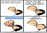 Bezzos tAkes first L of 2019 TALK TO ME OH YEAH, BABY! TELL ME WHAT YOU WANT!LIKE YOU'RE A F------ IDIOT! @humanity.gone26 I love you, alive girl. THAT'S PERFECT! Cyanide and Happiness © Explosm.net