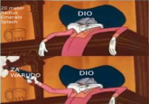 "No one can just deflect Emerald Splash" 20 meter Radius Emerald Splash DIO ZA WARUDO DIO
