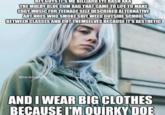 HEYGUYSITTS MEBILLIARD EYERASH AKA THE MOLDYBLUE C-- RAG THAT CAMETO LIFETO MAKE EDGYMUSIC FORTEENAGE SELF DESCRIBED ALTERNATIVE ARTHOES WHO SMOKE S--- WEED OUTSIDE SCHOOL BETWEEN CLASSES AND CUTTHEMSELVES BECAUSEITS AESTHETIC @tardwr AND I WEAR BIG CLOTHES BECAUSE I'M QUIRKY DOE