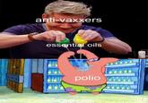 anti-vaxxers essential oils