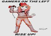 GAMERS ON THE LEFT GAM RISE UP! Cartoon Fictional character
