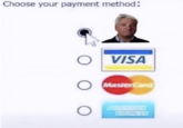 Choose your payment method: ○|VISA