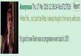 Anonymous Thu 17 Mar 2016 12:36:04 No.67137516 Report >Peter? No... no it can't be Peter, I always thought of him as my wife's son. It's good to see Raimi was so progressive even back in 2001