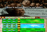 what if we use/100% of our brain? Evolution a Human Br mEnu 600 Last Stand
