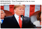 BREAKING: The President's tie is now straight(ish). #SOTU ber